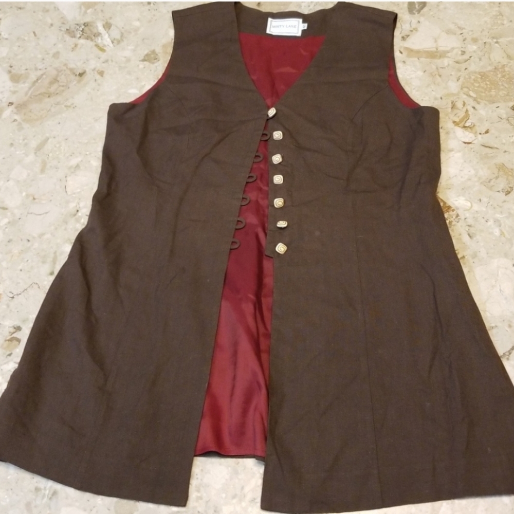 Misty Lane Vest Size 12